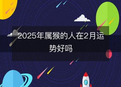 2025年属猴的人在2月运势好吗