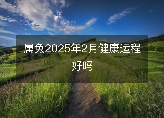 属兔2025年2月健康运程好吗